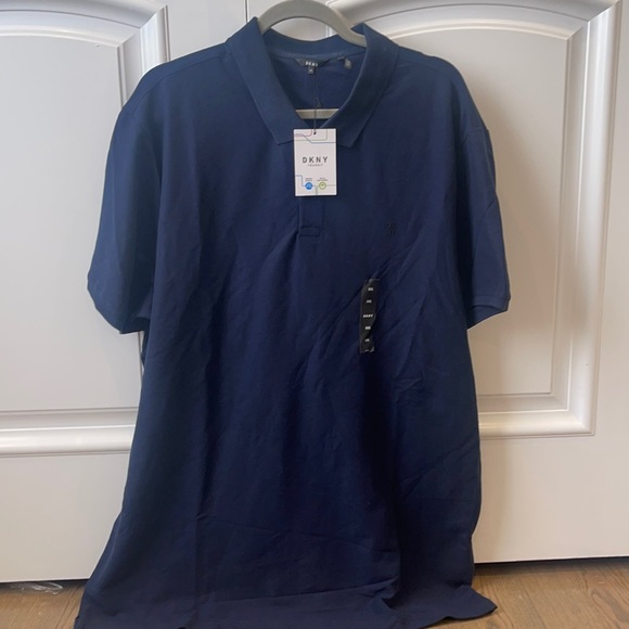 DKNY Men’s Navy Polo - Picture 1 of 1